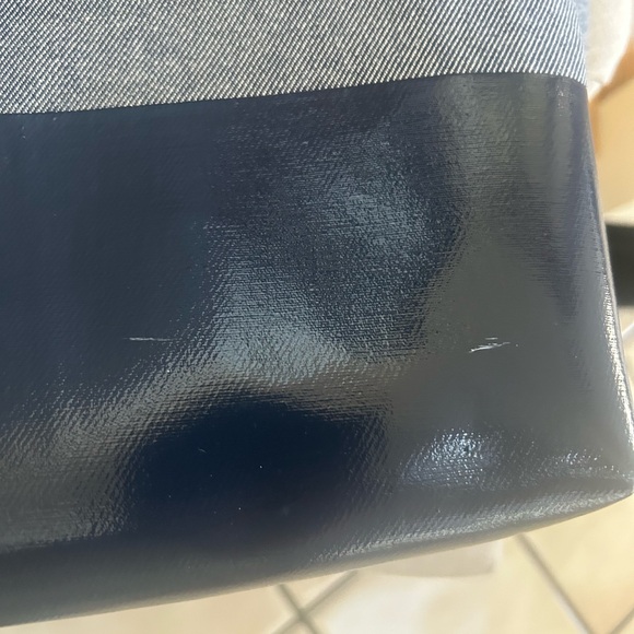 kate spade cream and navy and Tote Bag. 17”x13” - Picture 10 of 16